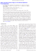 Cover page: Alfvén cascade modes at high β in the National Spherical Torus Experiment