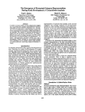 Cover page: The Emergence of Perceptual Category Representations During Early Development: A Connectionist Analysis