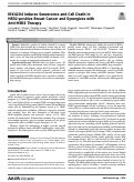 Cover page: IRX4204 Induces Senescence and Cell Death in HER2-positive Breast Cancer and Synergizes with Anti-HER2 Therapy.