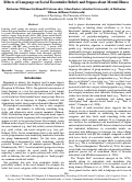 Cover page: Effects of Language on Social Essentialist Beliefs and Stigma about Mental Illness