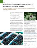 Cover page: Nuevo estudio permite calcular el costo de producción de las zarzamoras