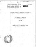 Cover page: PRELIMINARY ESTIMATION OF THE RESERVOIR CAPACITY AND THE LONGEVITY OF THE BACA GEOTHERMAL FIELD, NEW MEXICO