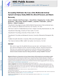 Cover page: Excavating FAIR Data: the Case of the Multicenter Animal Spinal Cord Injury Study (MASCIS), Blood Pressure, and Neuro-Recovery.