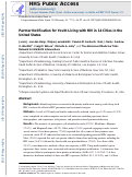 Cover page: Partner Notification for Youth Living With HIV in 14 Cities in the United States