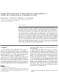 Cover page: Testing and demonstration of model predictive control applied to a radiant slab cooling system in a building test facility