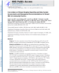 Cover page: Concordance of BI-RADS Assessments and Management Recommendations for Breast MRI in Community Practice.