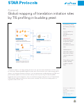 Cover page: Global mapping of translation initiation sites by TIS profiling in budding yeast.