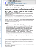 Cover page: Inhibition of the Gab2/PI3K/mTOR signaling ameliorates myeloid malignancy caused by Ptpn11 (Shp2) gain-of-function mutations