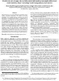 Cover page: Readers do not strongly rely on full-context information, but might utilize local word statistics, when ‘correcting’ word transposition errors in text