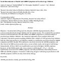 Cover page: Social Determinants of Health and ADHD Symptoms in Preschool-Age Children