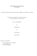 Cover page: A Steinberg Type Decomposition Theorem for Higher Level Demazure Modules