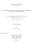 Cover page: Spectral Properties of the Koopman Operator in the Analysis of Nonstationary Dynamical Systems