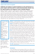 Cover page: Utilization and impact of surgical technique on the performance of pelvic lymph node dissection at radical prostatectomy: Results from the SEARCH database.