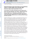 Cover page: Relationship between hippocampal atrophy and neuropathology markers: A 7T MRI validation study of the EADC‐ADNI Harmonized Hippocampal Segmentation Protocol