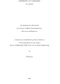 Cover page: An Optimization Framework for Two-tier Cellular Network Resource Allocation and Handover