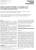 Cover page: Revisiting mortality predictability of serum albumin in the dialysis population: time dependency, longitudinal changes and population-attributable fraction.