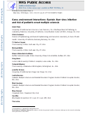 Cover page: Gene-environment interactions: Epstein-Barr virus infection and risk of pediatric-onset multiple sclerosis.