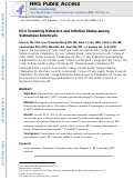 Cover page: HCV Screening Behaviors and Infection Status among Vietnamese Americans