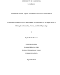 Cover page: Posttraumatic Growth, Purpose, and Trauma in Survivors of Sexual Assault