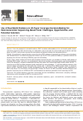 Cover page: Use of Real-World Evidence in US Payer Coverage Decision-Making for Next-Generation Sequencing–Based Tests: Challenges, Opportunities, and Potential Solutions