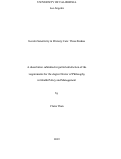 Cover page: Gender Sensitivity in Primary Care: Three Studies