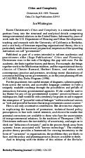 Cover page: Cities and Complexity by K.S. Christensen