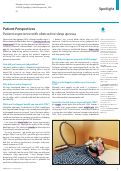 Cover page: Patient experience with obstructive sleep apnoea