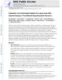 Cover page: Evaluation of an automated pipeline for large-scale EEG spectral analysis: the National Sleep Research Resource