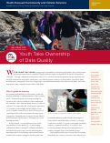 Cover page of Youth-focused Community and Citizen Science Research Brief: Youth Take Ownership of Data Quality