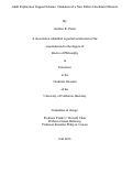 Cover page: Adult Exploration Support Schema: Validation of a New Father Attachment Measure