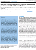 Cover page: The use of Goeckerman therapy in managing erythrodermic psoriasis resistant to multiple medications