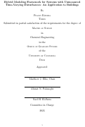 Cover page: Hybrid Modeling Framework for Systems with Unmeasured Time-Varying Disturbances: An Application to Buildings