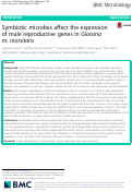 Cover page: Symbiotic microbes affect the expression of male reproductive genes in Glossina m. morsitans