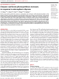 Cover page: Amazon rainforest photosynthesis increases in response to atmospheric dryness