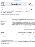 Cover page: Frequency and survival pattern of in-hospital cardiac arrests: The impacts of etiology and timing