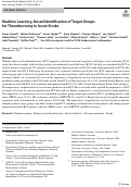 Cover page: Machine Learning–Based Identification of Target Groups for Thrombectomy in Acute Stroke