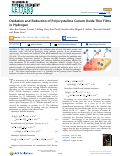 Cover page: Oxidation and Reduction of Polycrystalline Cerium Oxide Thin Films in Hydrogen