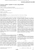 Cover page: Top-down estimates of global CO sources using MOPITT measurements