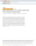 Cover page: Direct observations of a surface eigenmode of the dayside magnetopause