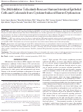 Cover page: The JAK-Inhibitor Tofacitinib Rescues Human Intestinal Epithelial Cells and Colonoids from Cytokine-Induced Barrier Dysfunction.