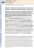 Cover page: Interleukin-1 antagonism in type 1 diabetes of recent onset: two multicentre, randomised, double-blind, placebo-controlled trials