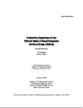 Cover page: Productivity Comparisons of Four Different Modes of Demand Responsive Service in Orange, California