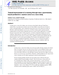 Cover page: Toward improvement of screening through mass spectrometry-based proteomics: Ovarian cancer as a case study