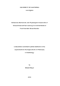 Cover page: Behavioral, Biochemical, and Physiological Components of Stress-Enhanced Fear Learning in an Animal Model of Post-Traumatic Stress Disorder