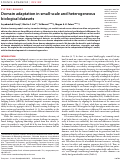 Cover page: Domain adaptation in small-scale and heterogeneous biological datasets.