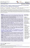 Cover page: Childhood trauma is linked to epigenetic age deceleration in young adults with previous youth residential care placements.