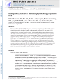 Cover page: Distinguishing Fear Versus Distress Symptomatology in Pediatric OCD