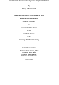 Cover page: Global analysis of biomineralization genes in magnetotactic bacteria