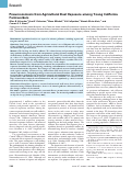 Cover page: Pneumoconiosis from agricultural dust exposure among young California farmworkers.