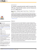 Cover page: A nested compartmental model to assess the efficacy of paratuberculosis control measures on U.S. dairy farms